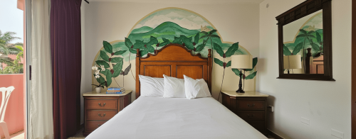 Find your quiet corner in our Cozy Full Bed Room at Selva Boutique Hotel, Luquillo. A comfortable full bed and private balcony await for your serene adults-only getaway in Puerto Rico.
