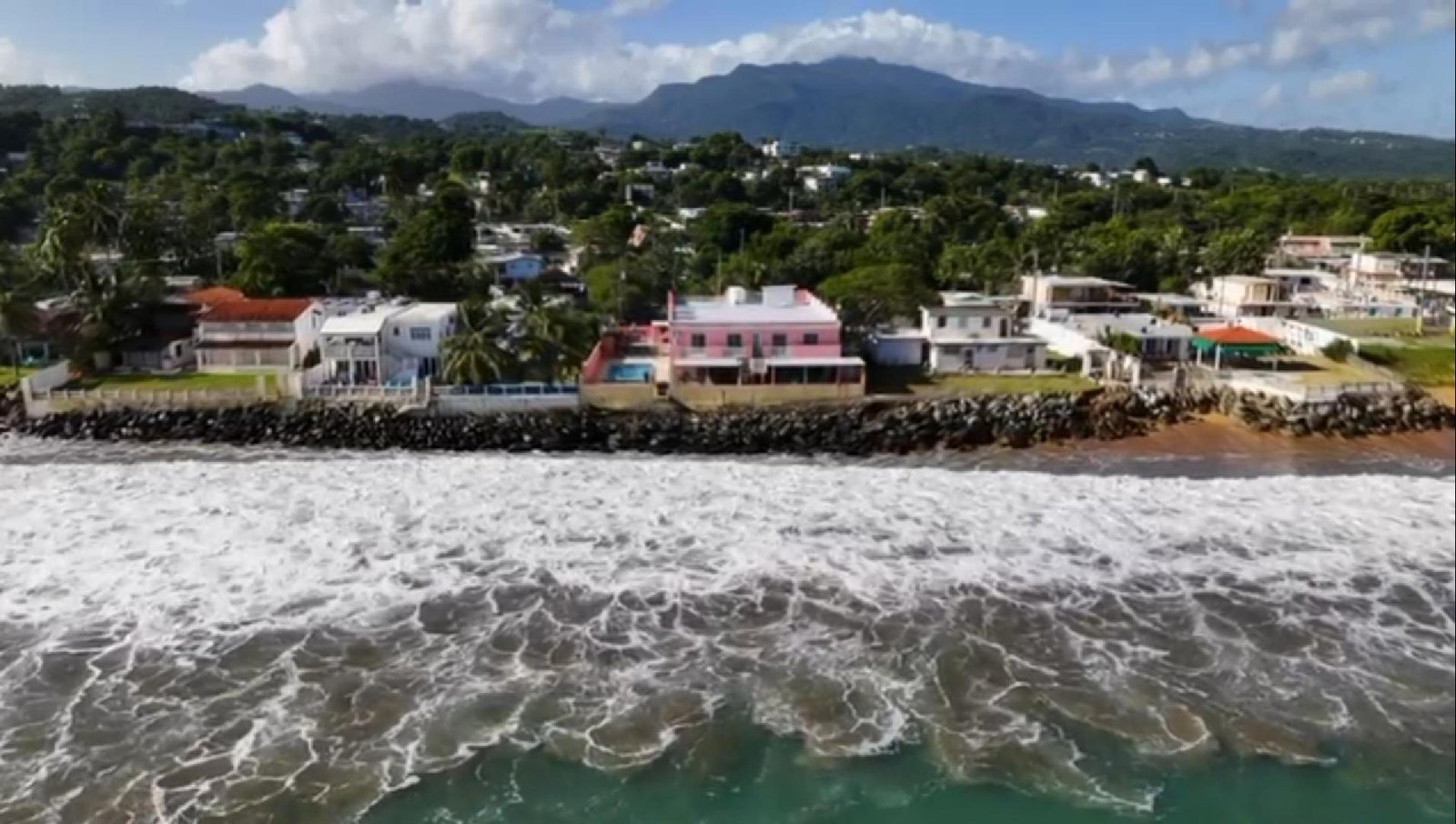 Breathtaking aerial view from the Atlantic Ocean to the Selva Boutique Hotel