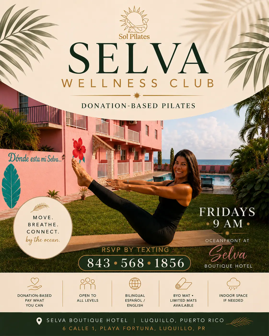 πΏ Friday Pilates at Selva Wellness Club β¨